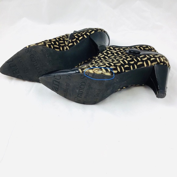 franco sarto calf hair booties